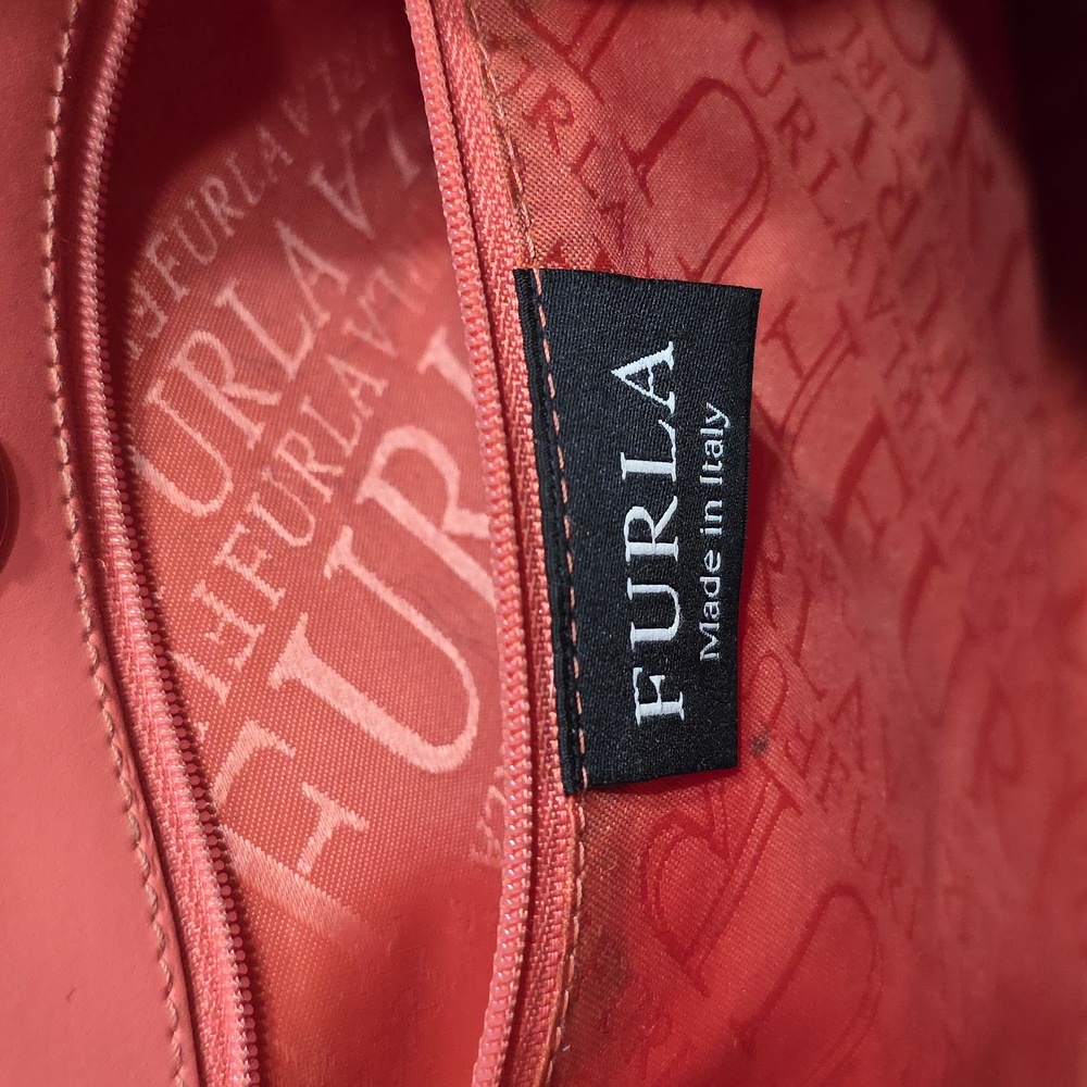 FURLA Pink Leather Tote Bag - Picture 7 of 10